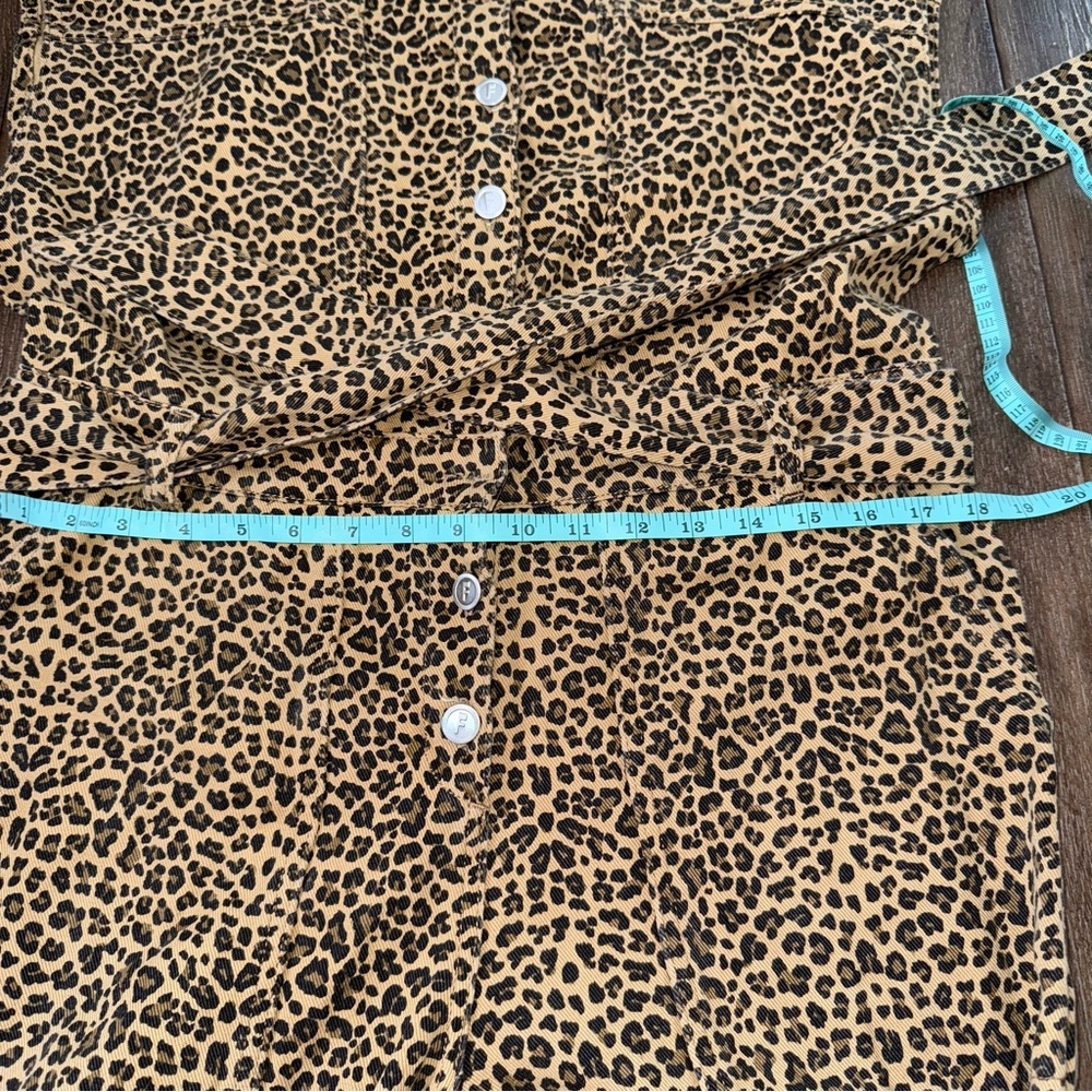 FRNCH Leopard Print Jumpsuit in Brown/Tan - Picture 7 of 12